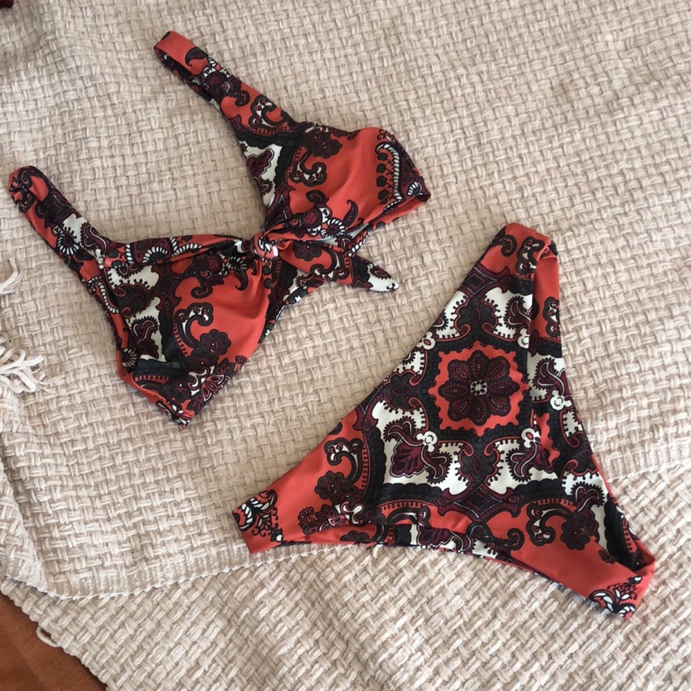 Zaful boho bathing suit